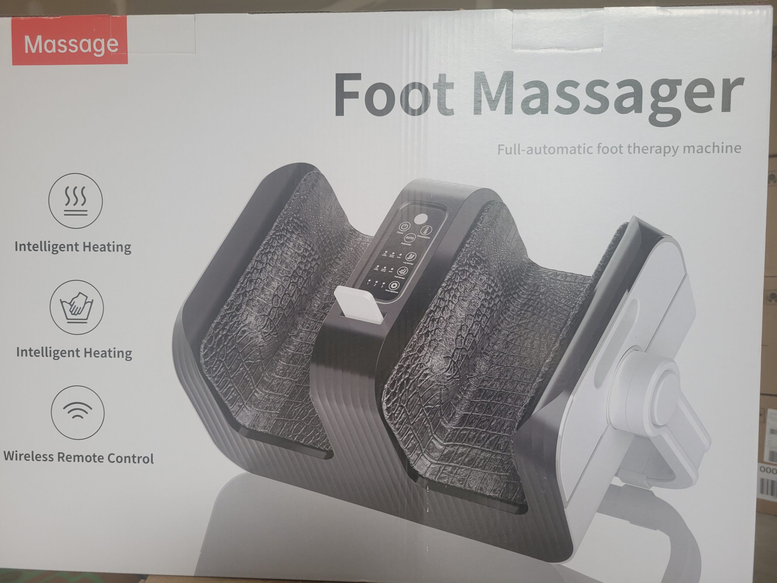 Shiatsu 3-In-1 Foot Massager Machine with Heat Mode, For Feet, Arms and Calves