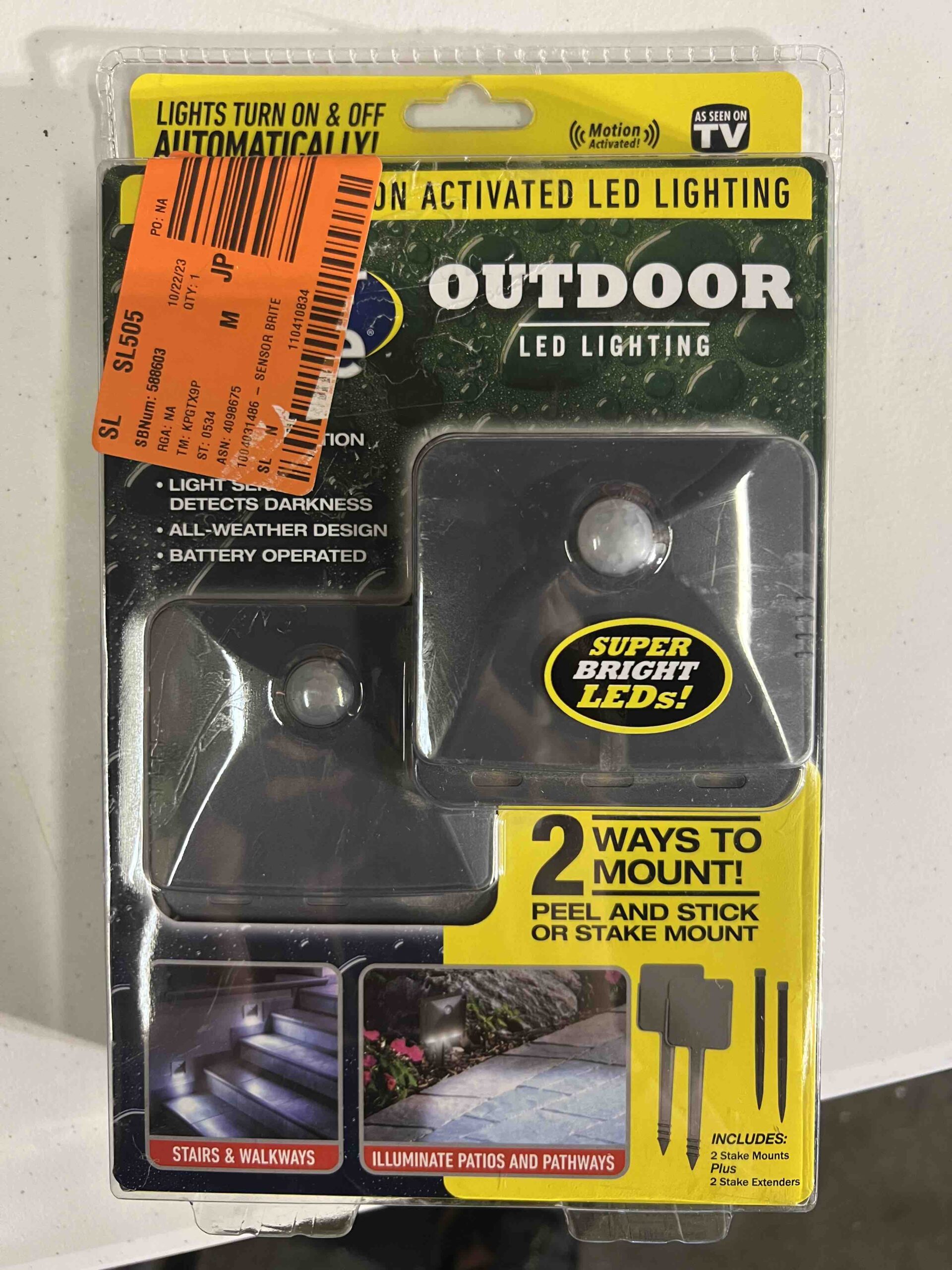 Sensor Brite Light Area Led W/in-grnd Stake