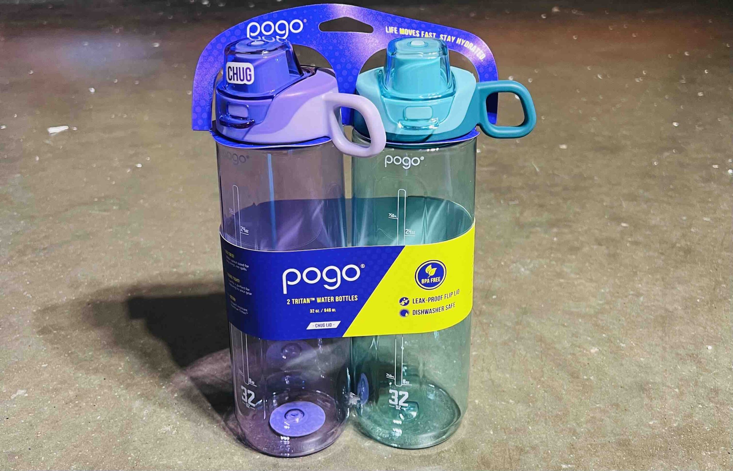PoGo Sport 32oz Tritan Chug 2pk