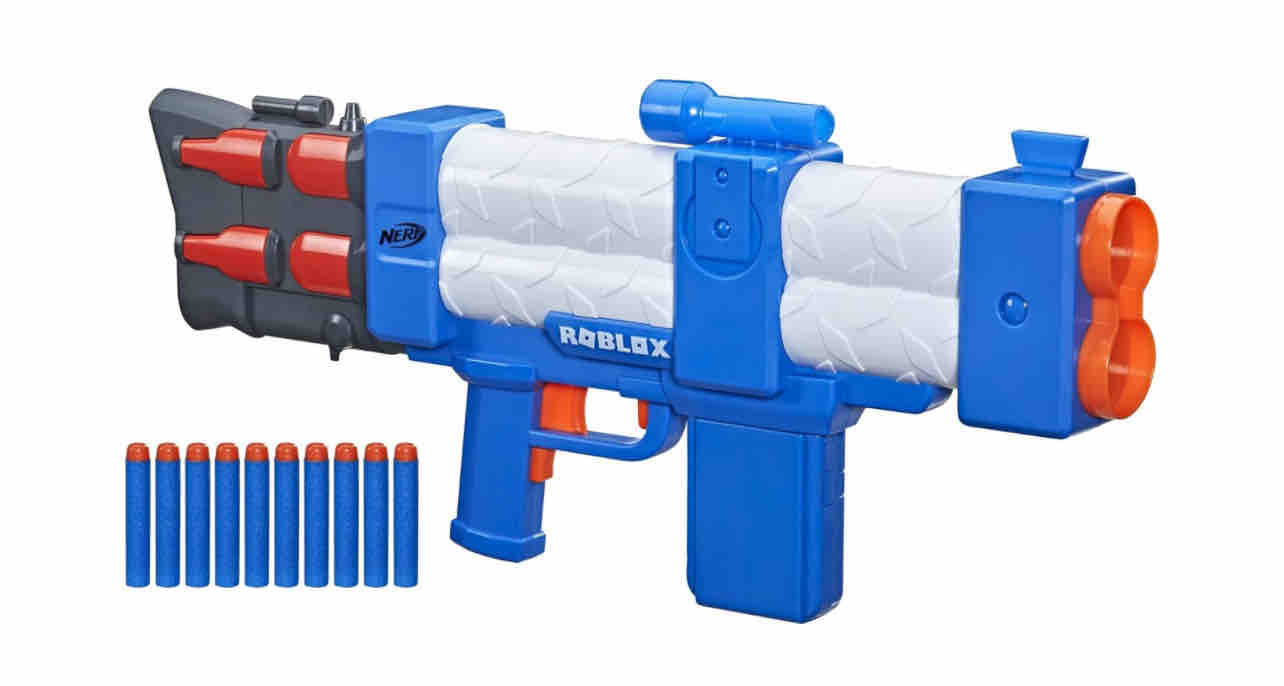 NERF Roblox Arsenal Pulse Laser Blaster, 10 Elite Darts