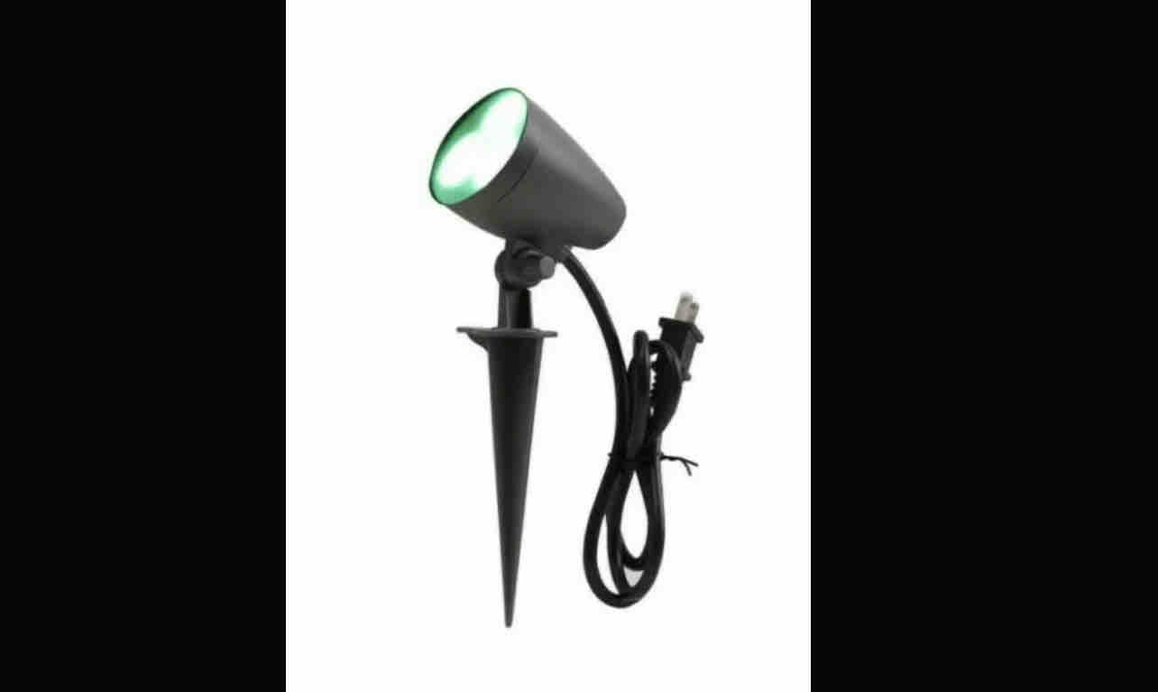 Commercial Electric Outdoor LED Color Changing Spike Light