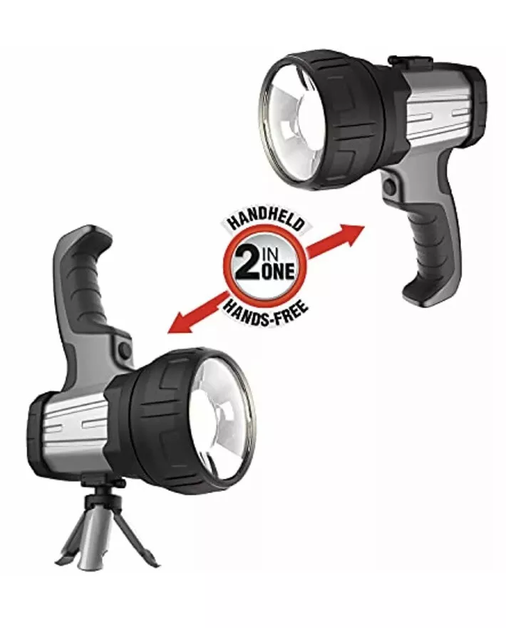 Handy Brite 2-in-1 Handheld + Hands-Free LED Work Light & Spotlight with Tripod