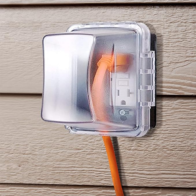 Taymac MM710C 1-Gang Weatherproof Horizontal/Vertical 16-In-1 While-In-Use Cover 4-3/4 Deep Clear