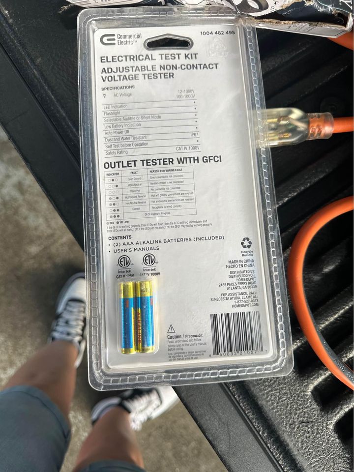 Commercial Electric Non-Contact AC Voltage Detector With Adjustable Sensitive