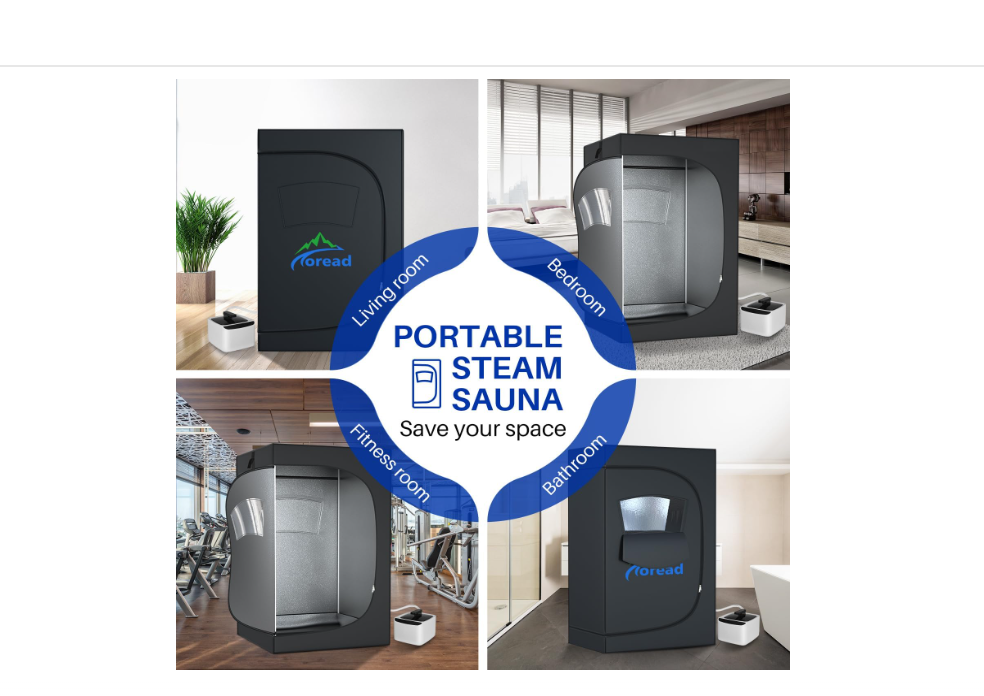 2 Person Sauna for Home, Extra Large Portable Steam Sauna Box for Relaxation with 4.1L Steamer Remote Control，600D Insulated Oxford Fabric（71" x 47.5" x31.5 ）